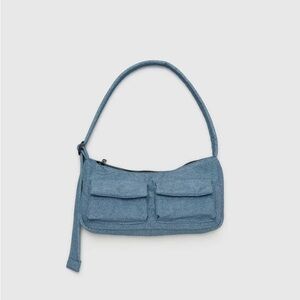 BNWT Baggu cargo shoulder bag in digital denim